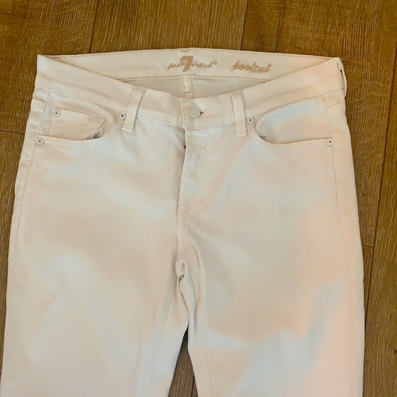 7 For All Mankind white bootcut jeans sz. 27 - Picture 5 of 6